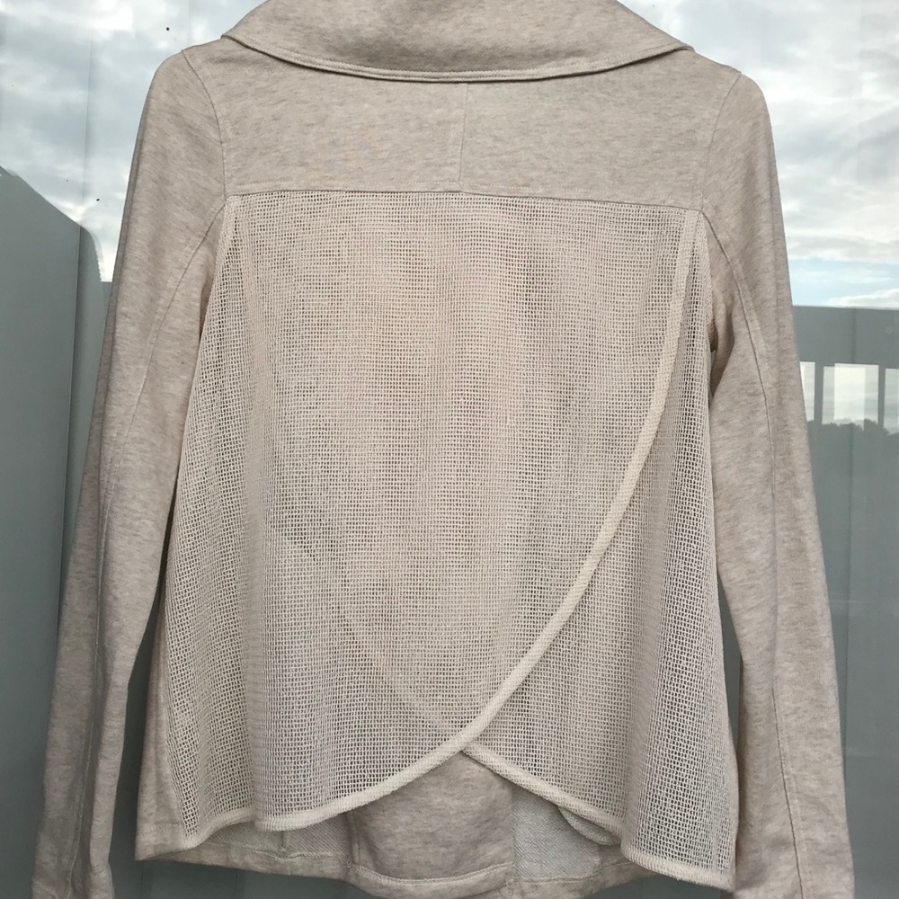 Hem & Thread net striped top back small jacket - Picture 7 of 7